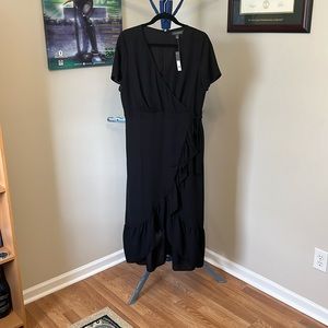 NWT The Limited Black Midi Dress